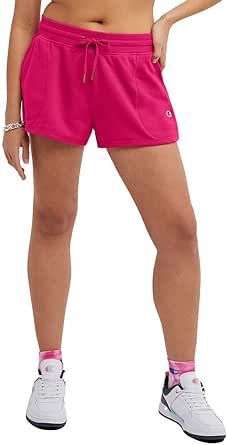 Champion Women's Plus Size Shorts French Terry Shorts, Comfortable Plus Size Gym Shorts for Women
