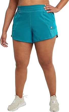 Champion Women's Plus Size Absolute Athletic Shorts for Women, Plus Size Women's Sport Shorts, 8"