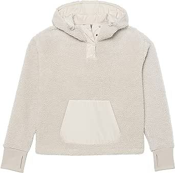 Amazon Essentials Women's Relaxed Fit Teddy Fleece Hoodie (Available in Plus Size)